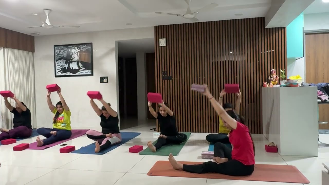 Morning yoga classes ||block yoga for Beginners #Yoga #practice #weightloss 