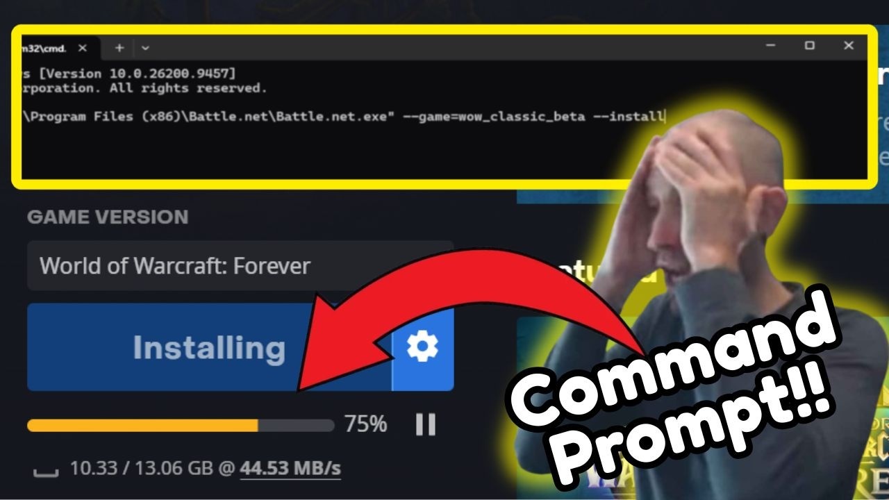 Я только что установил бета-версию WoW Forever. Вы тоже сможете! (Гайд на 1 минуту)
