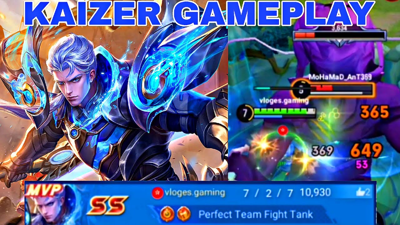 KAIZER RANKED MATCH GAMEPLAY | HONOR OF KINGS GAMEPLAY | PLATINUM RANKED MATCH GAMEPLAY 