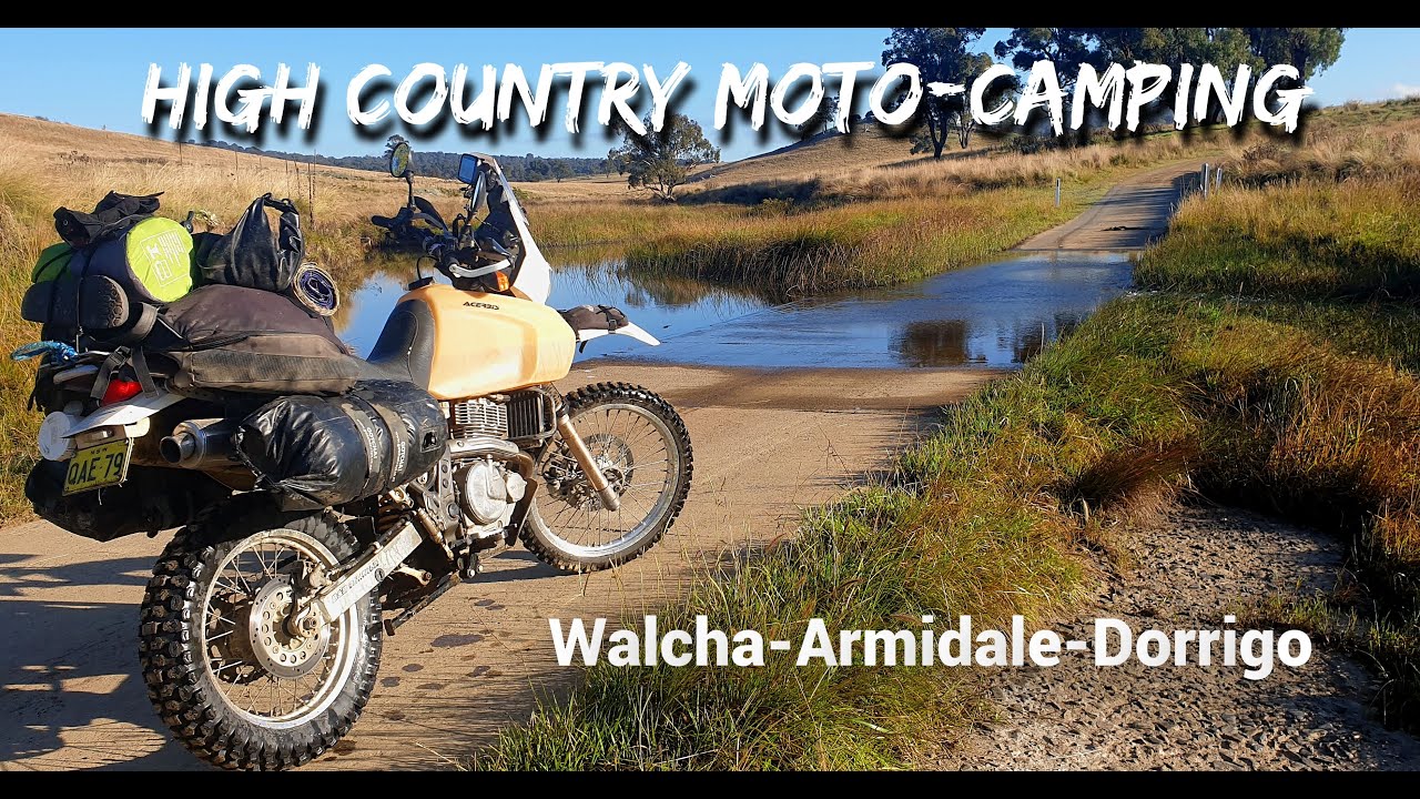 High Country Motorbike Camping - Walcha- Armidale- Dorrigo - DR650