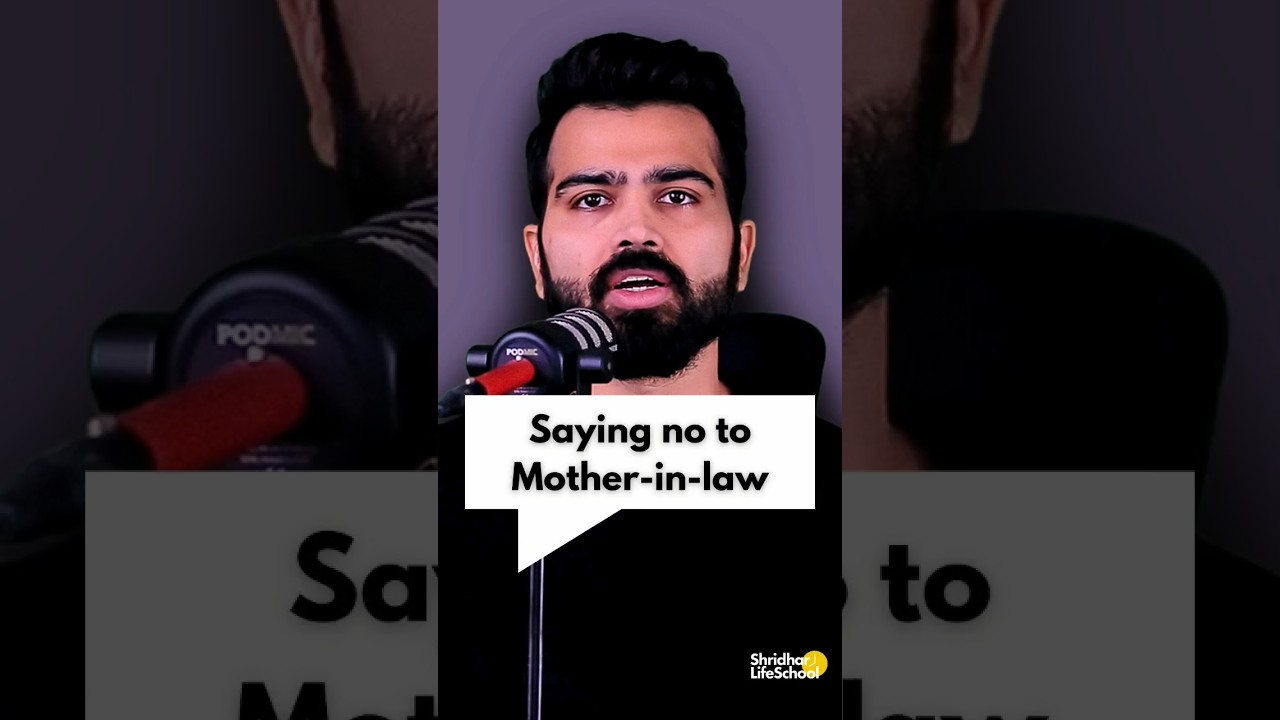Saying 'no' to mother-in-law without hurting her. #relationship #maritallifeproblems