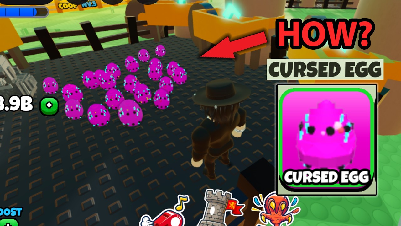HOW  to get CURSED Eggs in Grow a chicken fighter Roblox