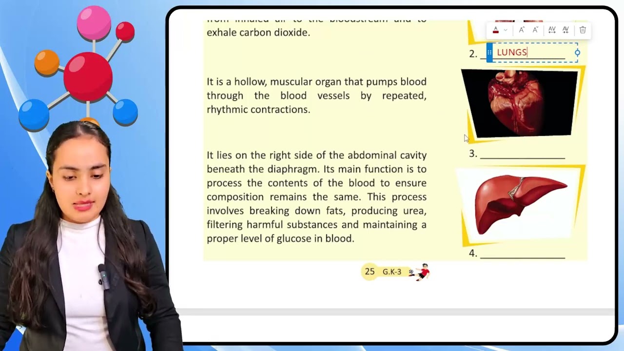 Aayansh GK Class 3 Chapter 17 Body Organs