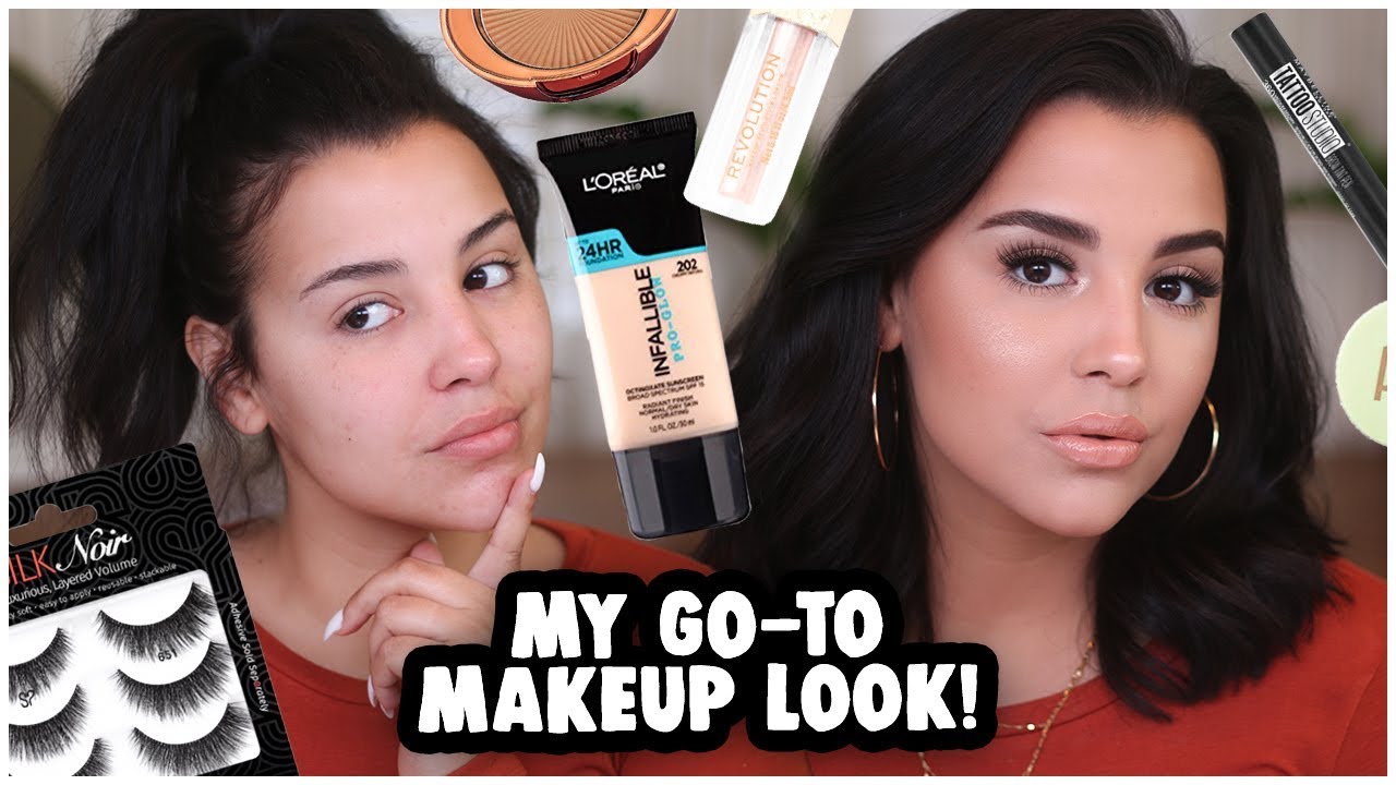 HOW TO: EASY EVERYDAY GLAM MAKEUP LOOK! | MakeupByAmarie