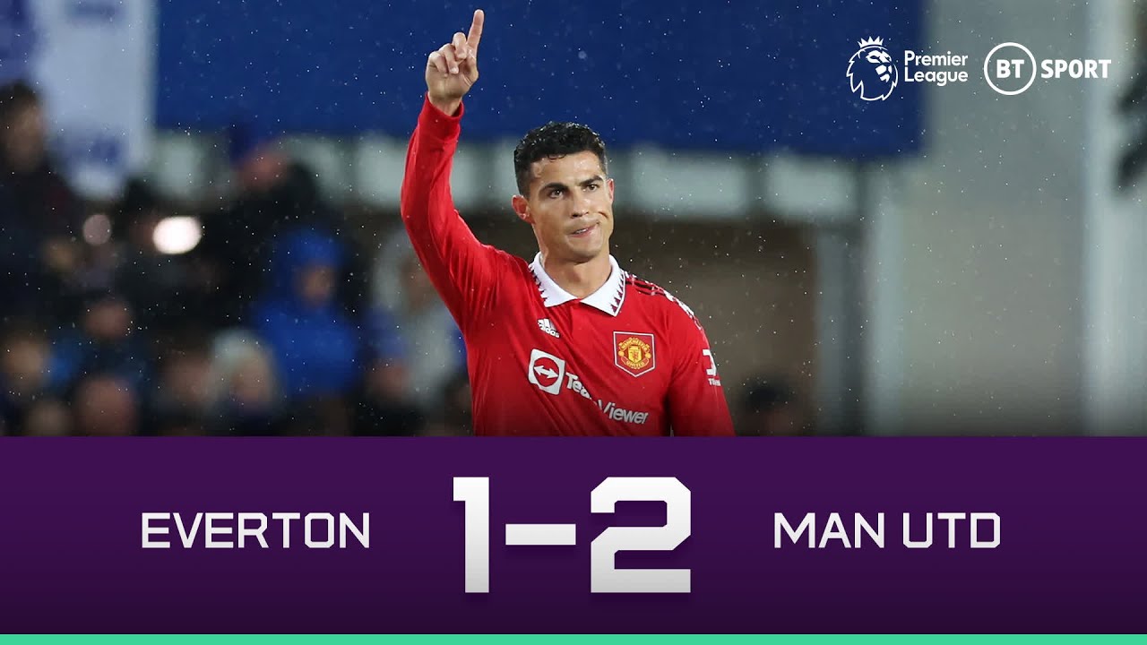 Everton v Man United (1-2) | Cristiano Ronaldo scores 700th club goal! | Premier League Highlights