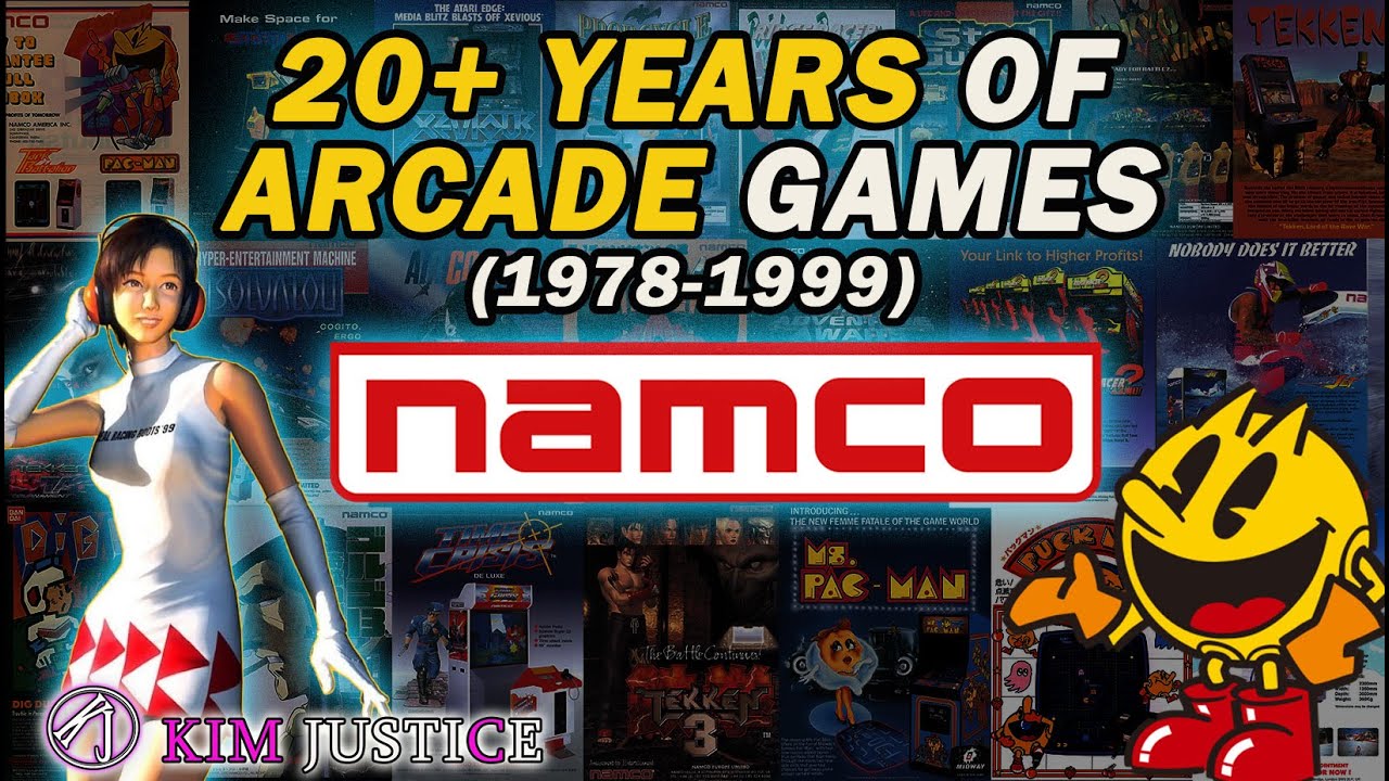 4 HOURS and 20 YEARS of Classic NAMCO Arcade Games Compilation | Kim Justice