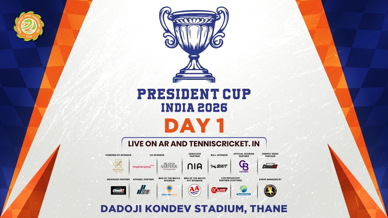 PRESIDENT CUP INDIA 2026 || DAY 1 || DADOJI KONDDEV STADIUM THANE || ITCSF ||