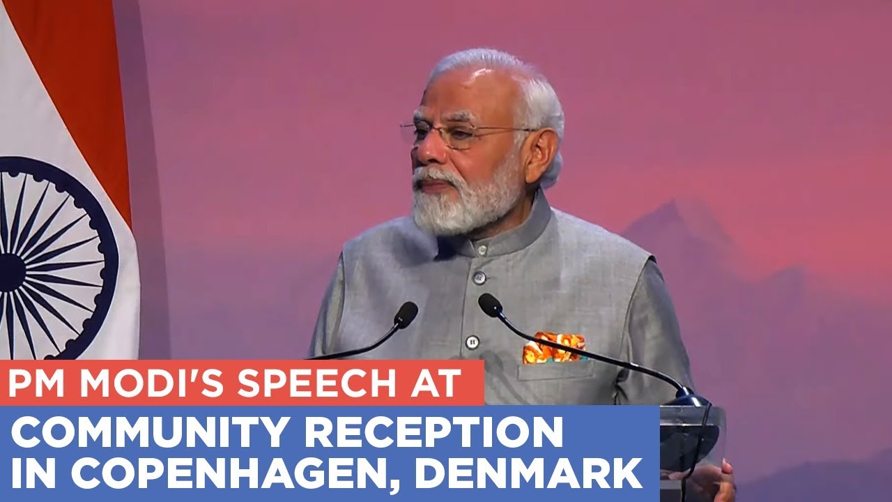 PM Modi's speech at community reception in Copenhagen, Denmark