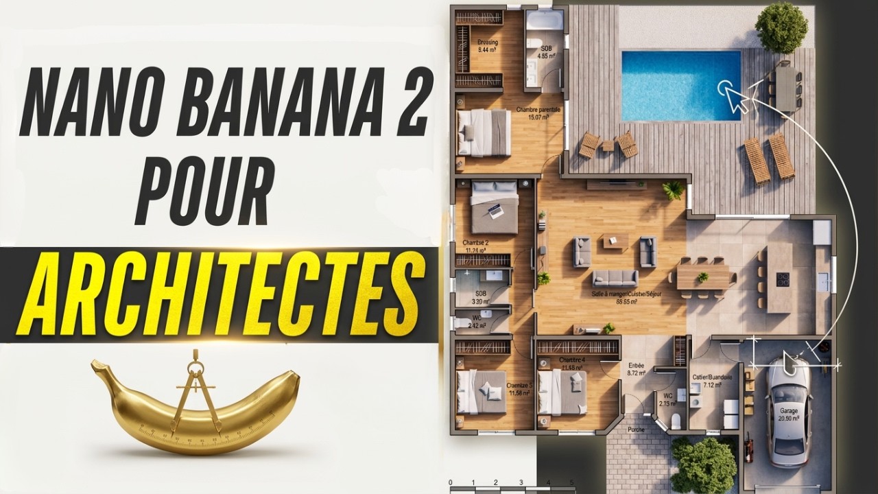 Nano Banana 2 architecture : la nouvelle IA d’image la plus puissante ? (Test architecture)