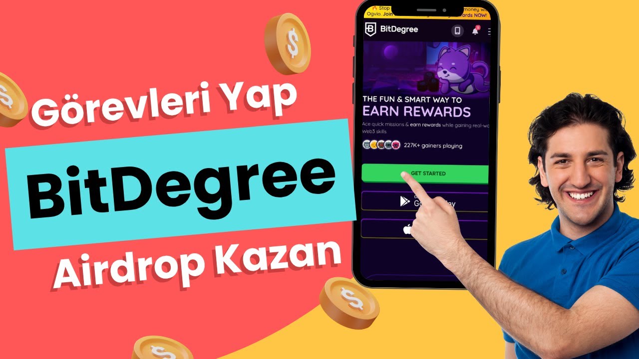 BitDegree Airdrop Uygulaması