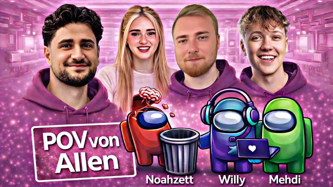 AMONG US MIT JESTER ROLLE💀 + POV VON ALLEN🔥 | EliasN97Clipz