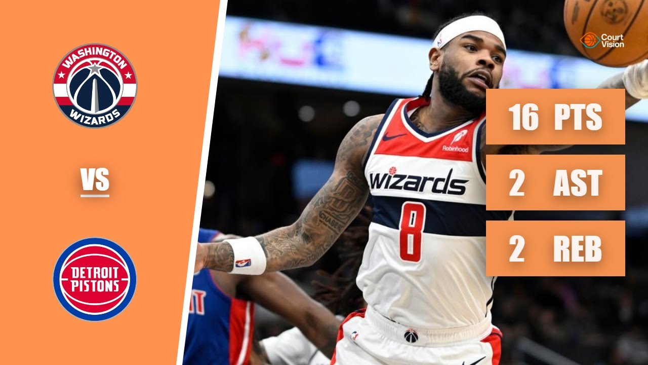 Jaden Hardy - 16 Points, 2 Assists, 2 Rebounds vs Pistons - 2025-26 Regular Season