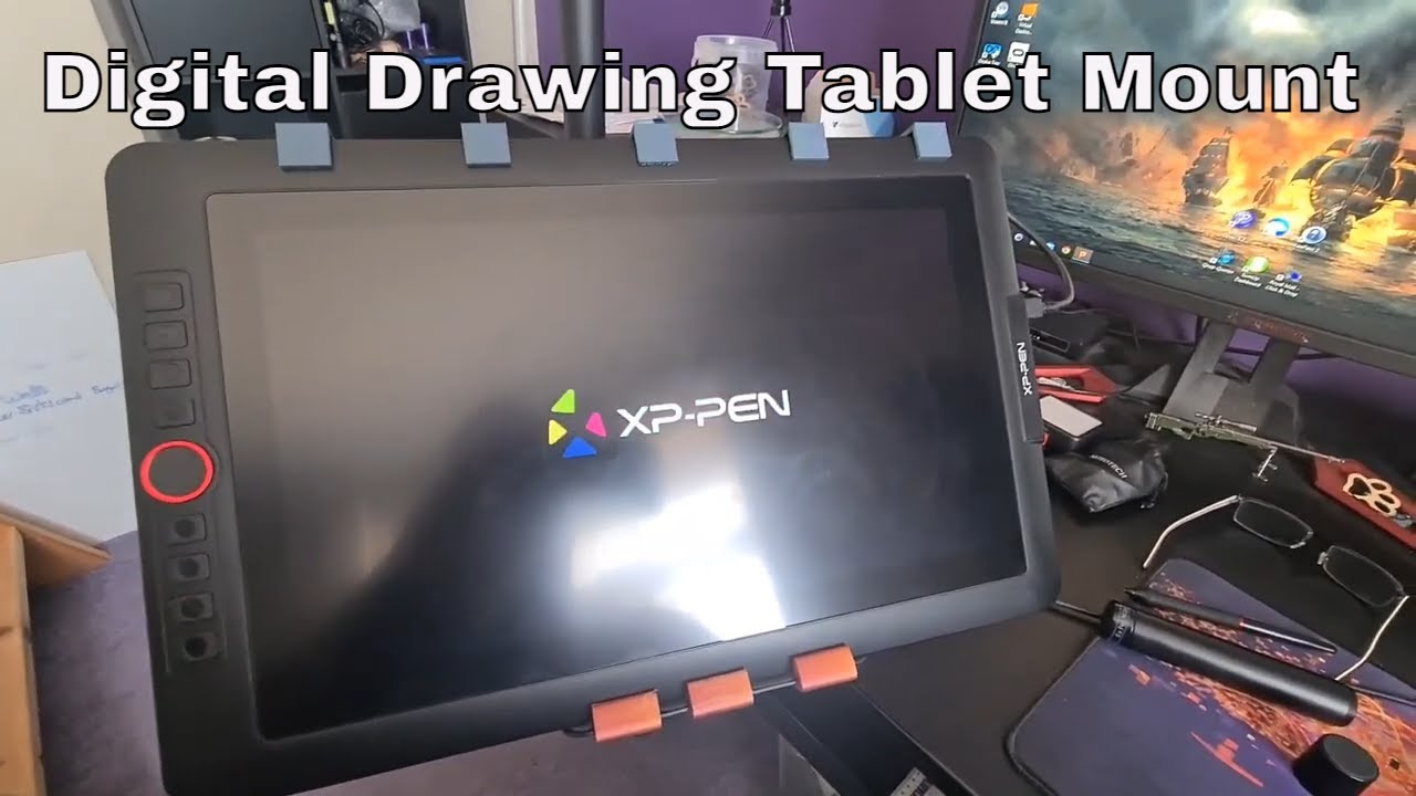 Digital Display Drawing Tablet Desk Mount - XP-PEN 15.6 Pro Adjustable Stand