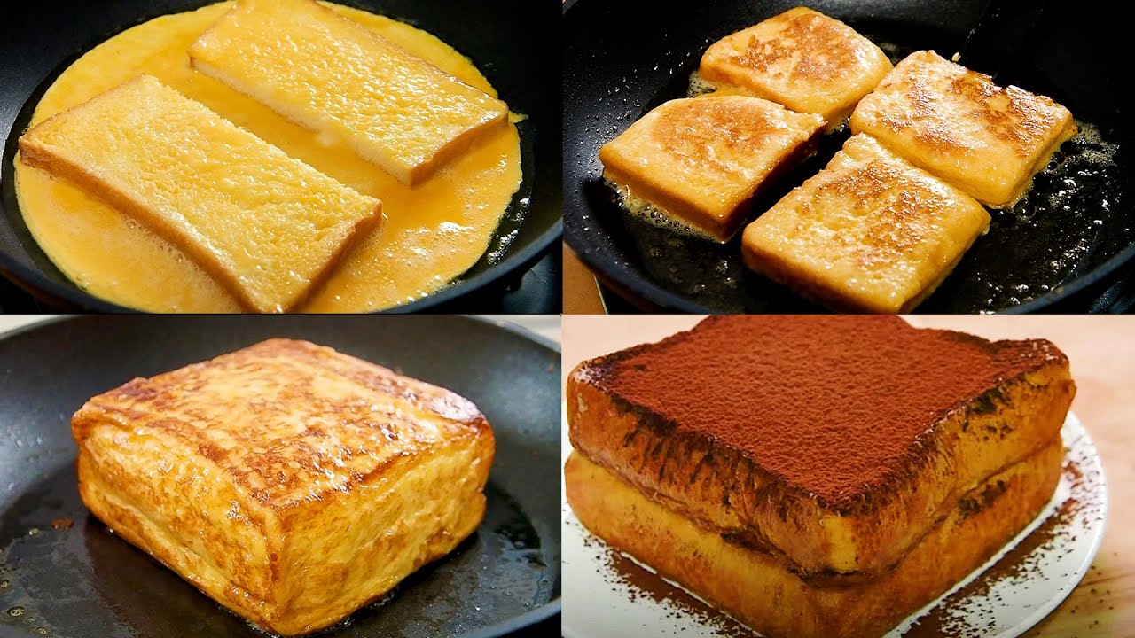 四種美味的法國土司 4 delicious French toast recipes