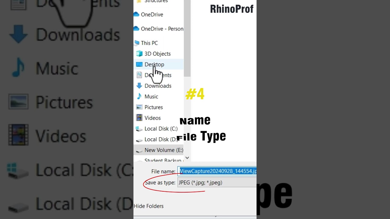 🎥 How to Take High-Quality Screenshots in Rhino 🎥