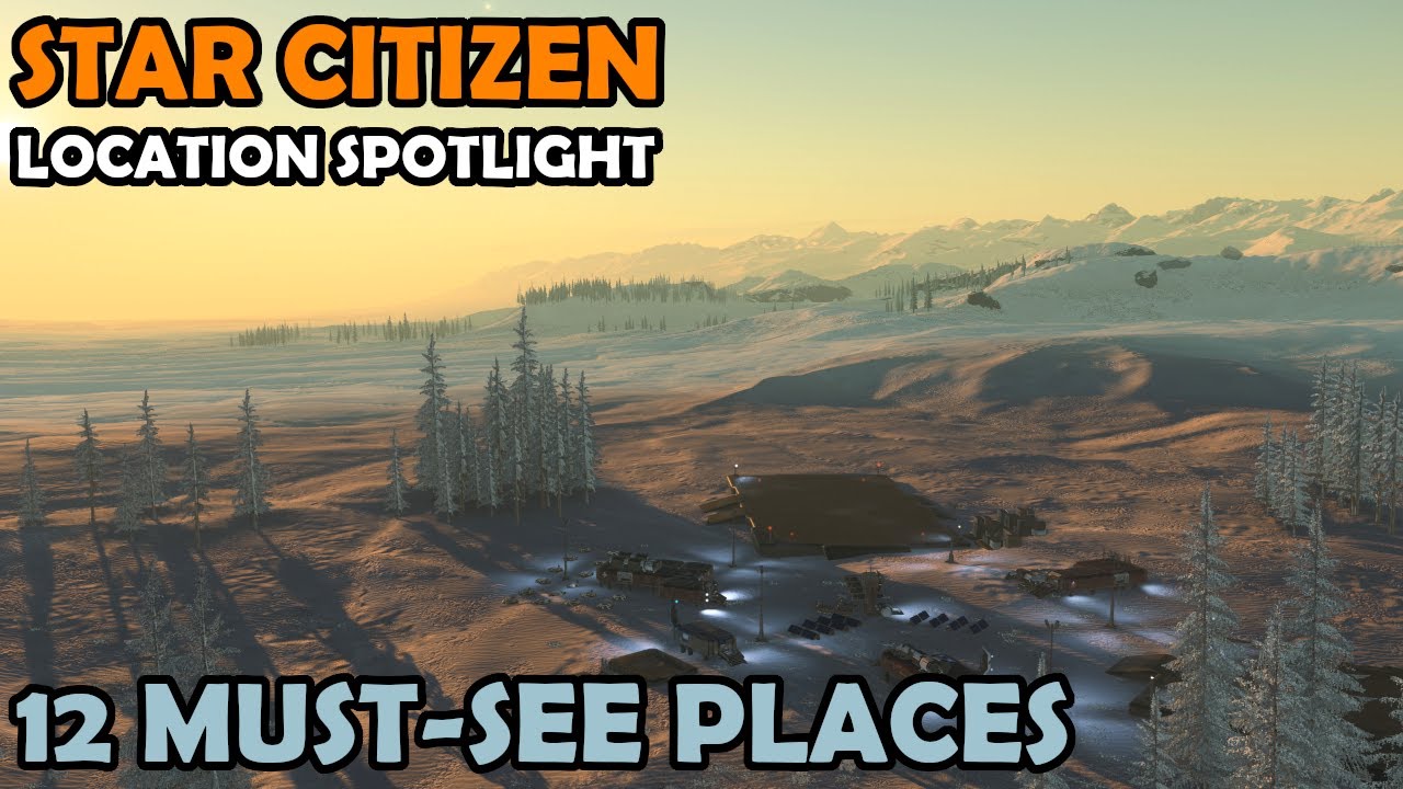 12 Must-See Places to Visit in Star Citizen | Star Citizen 3.13 4K Cinematic Video