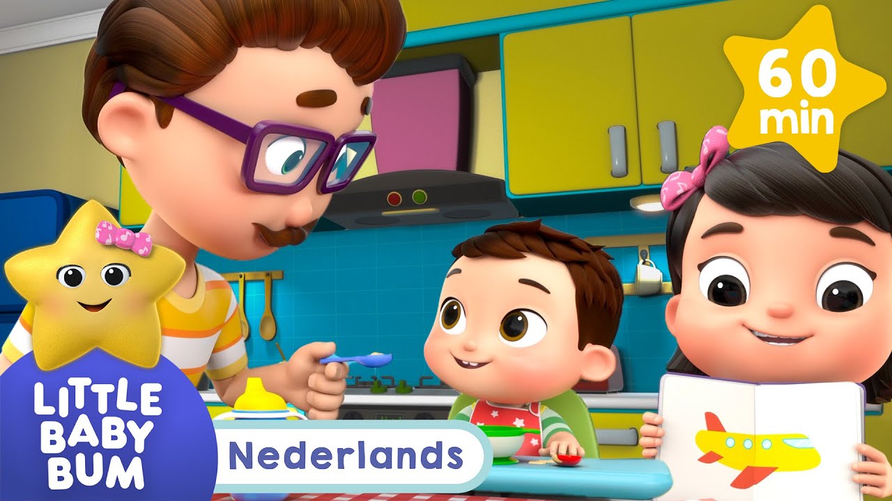 Vliegtuigen, treinen en autos bij het eten | Little Baby Bum Nederland - Kinderliedjes en Tekenfilms