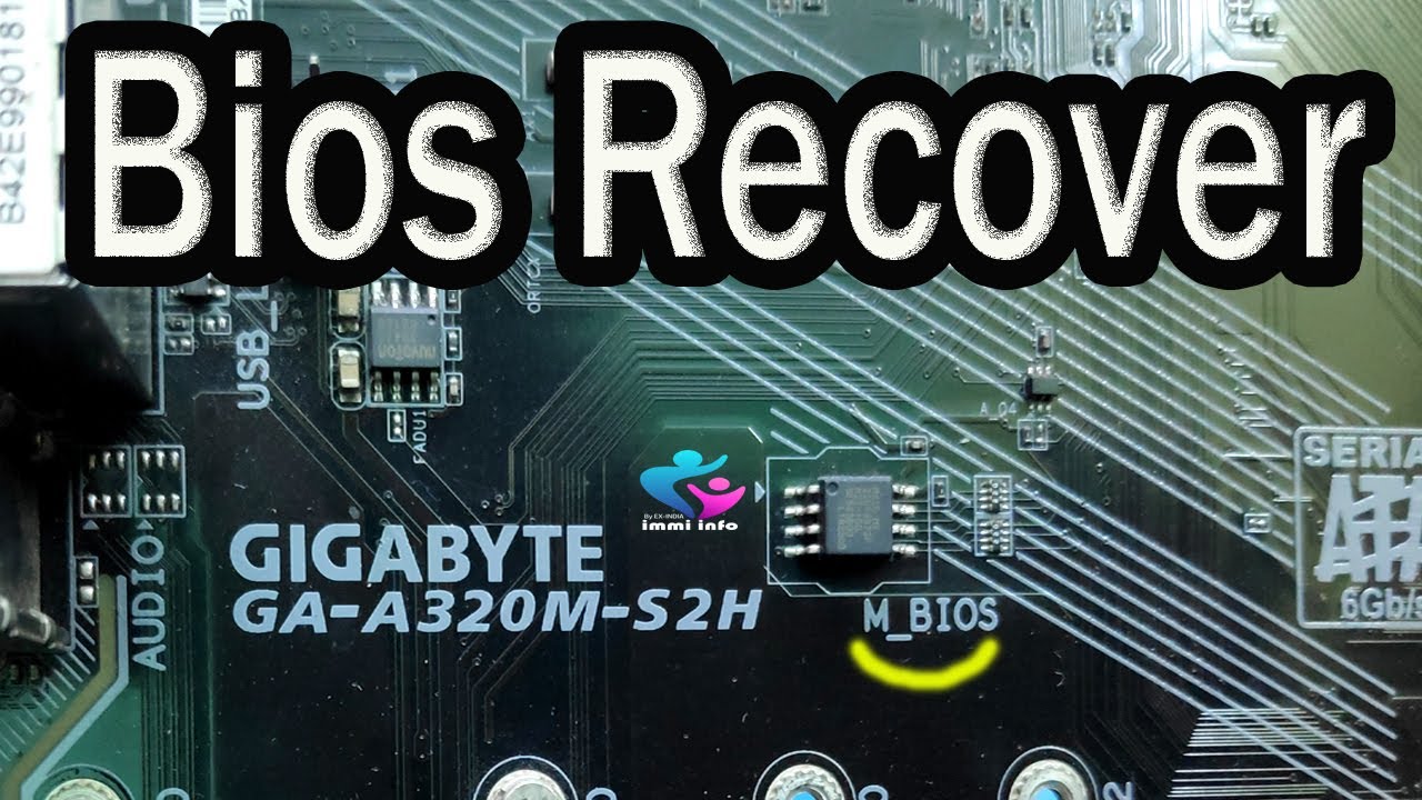 GIGABYTE GA A320M S2H BIOS RECOVER | GIGABYTE GA A320M S2H NO DISPLAY PROBLEM FIX