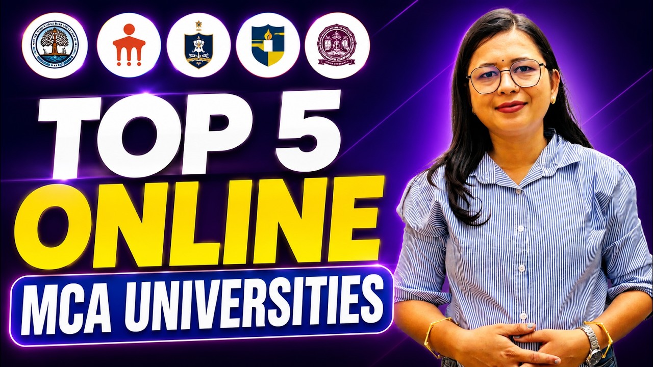 Top 5 Online MCA Universities 2026 🔥 | Lowest Fees and UGC Approved | ONLINE MCA |