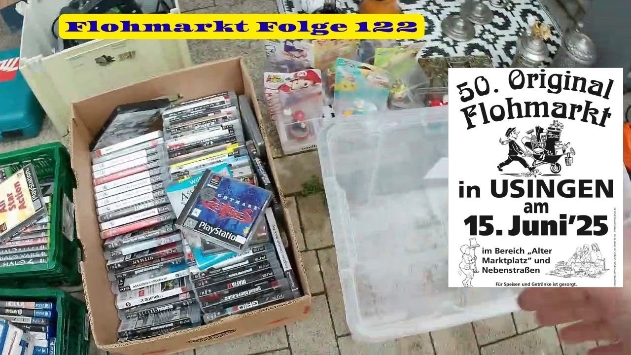 Flohmarkt folge 122 . Stadt Flohmarkt im Husingen