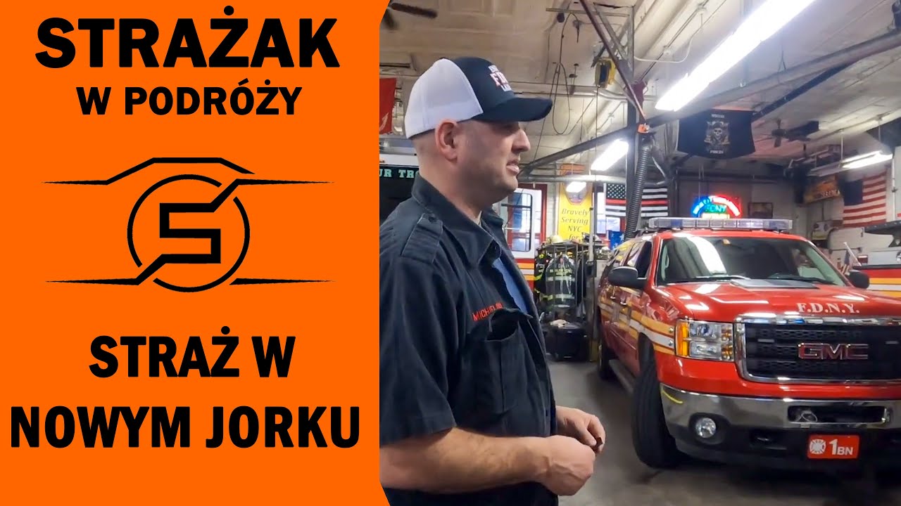 WIZYTA W NOWOJORSKIEJ STRAŻY! 🔥  - STRAŻAK W PODRÓŻY | USA 4 | 🌎