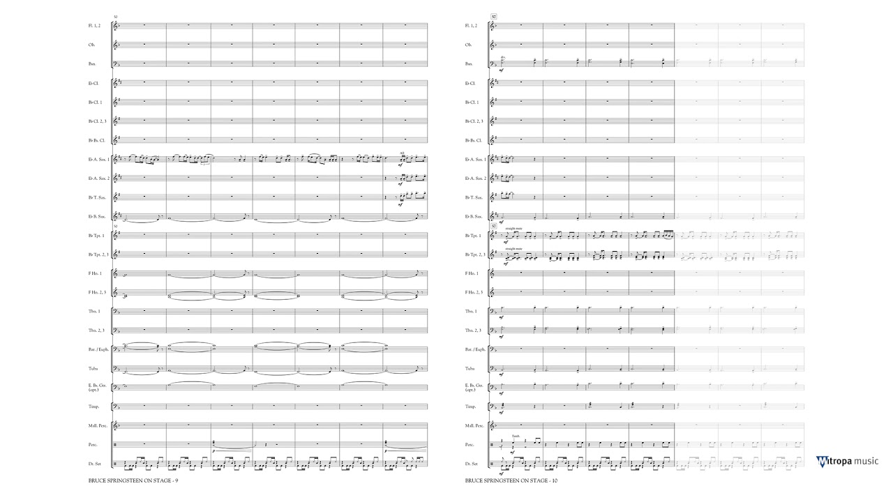 Bruce Springsteen on Stage – arr. by Wolfgang Wössner