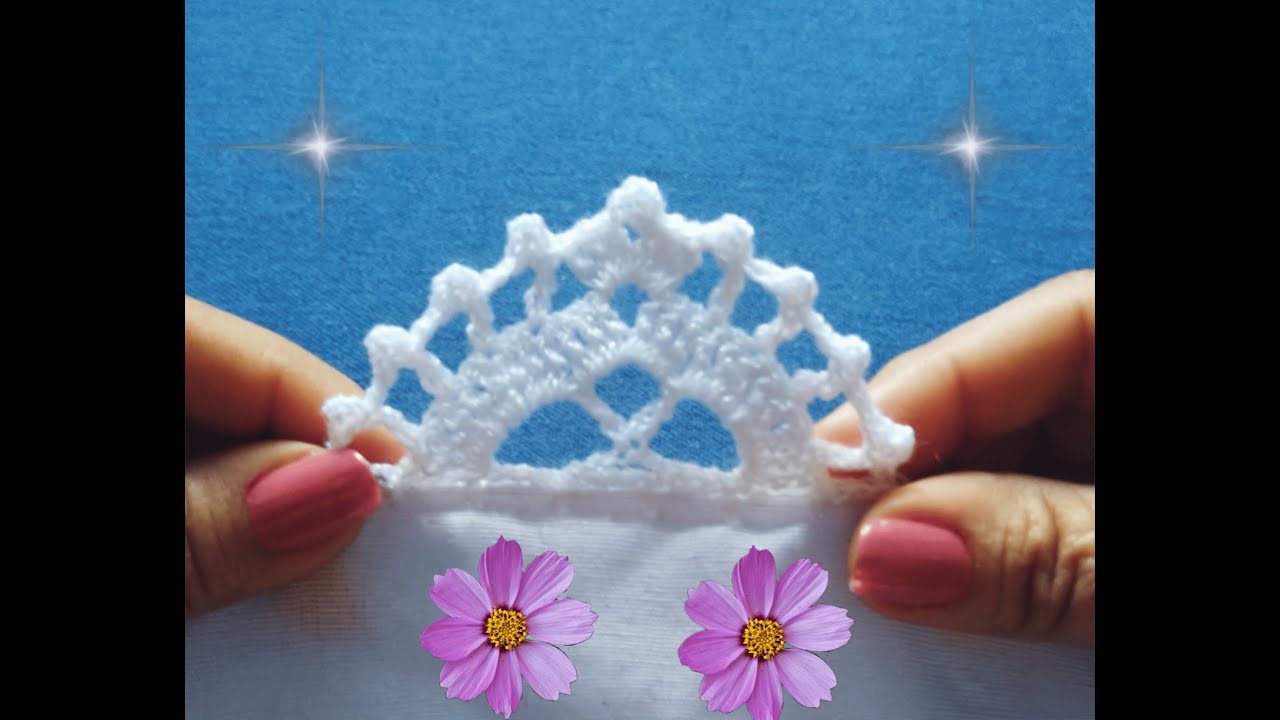 Preciosa orilla para servilletas,en vídeo corto num 101.#parati #crochet #fypシ #servilletas #arte