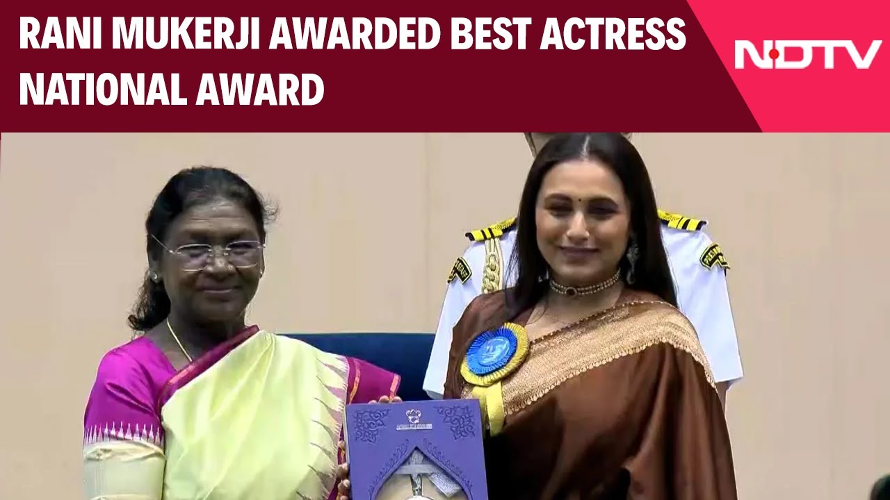 National Film Awards 2025 | Rani Mukerji Awarded Best Actress Award For Mrs Chatterjee Vs Norway