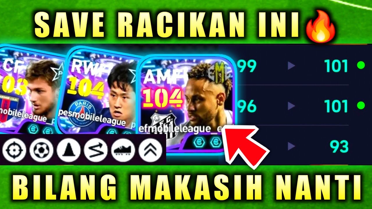 😍🔥 BANSOS GACOR!! REKOMENDASI RACIKAN TERBAIK NEYMAR GRATIS SHOWTIME,LEE K. I. EFOOTBALL 2026 MOBILE