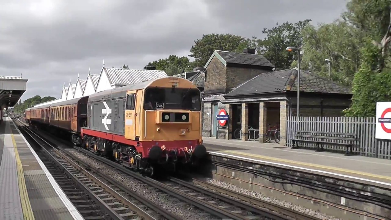 (HD) No. 12 'Sarah Siddons' & Railfreight 20227 on the Metropolitan Line - 12/9/11