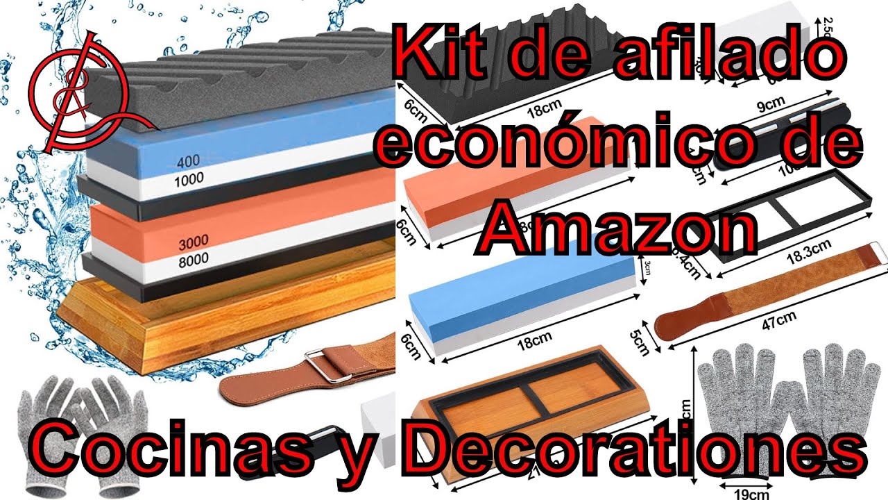 Kit de afilado barato de Amazon 2 Preparación