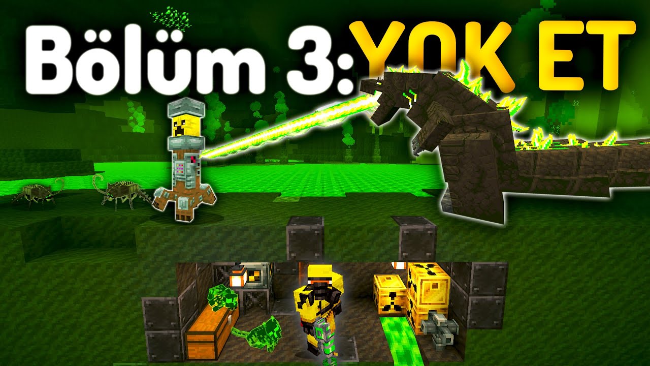 Minecraft'ın EN SOĞUK Dünyasında Atom Bombası Patlattım (Bölüm 3)