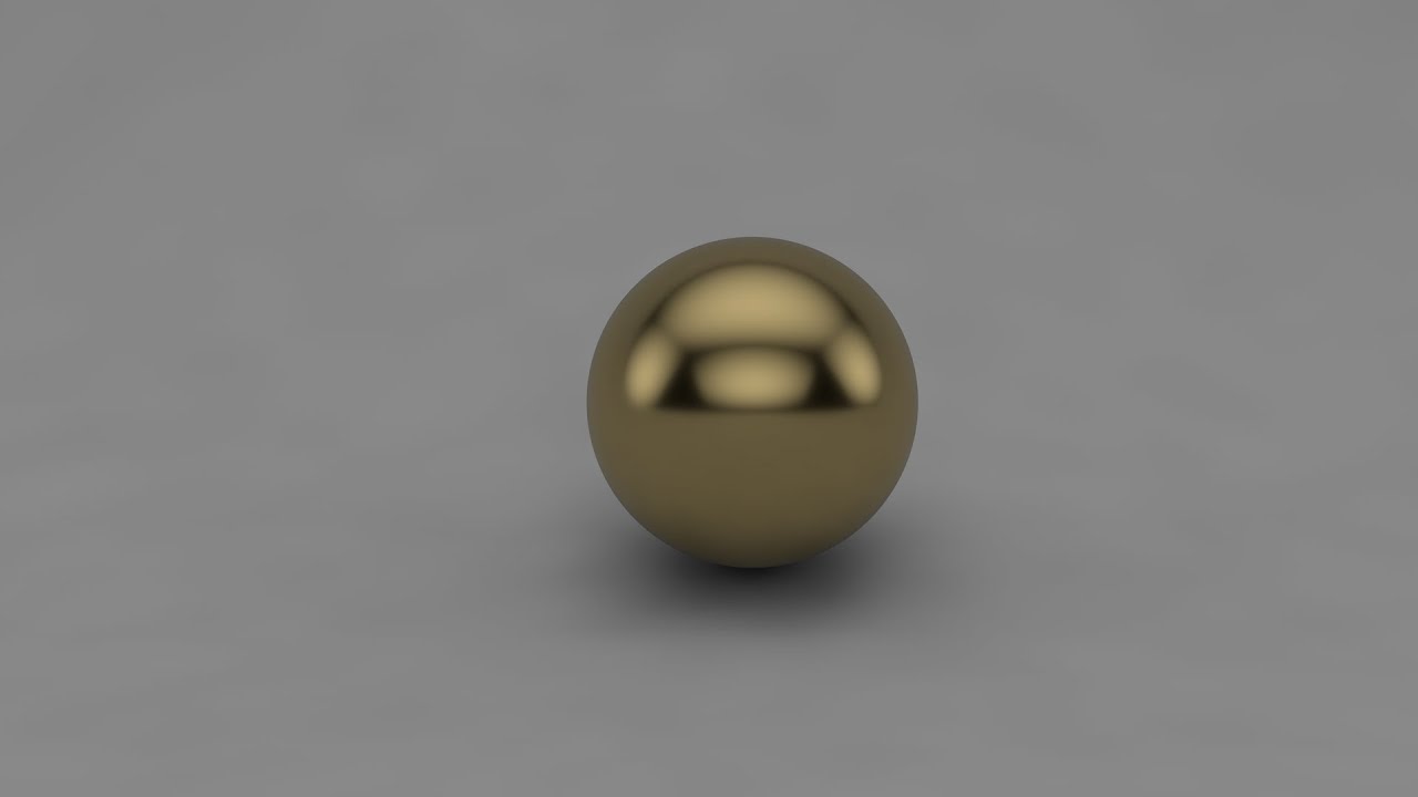 [Cinema 4D] Realistic Gold Material [Tutorial]