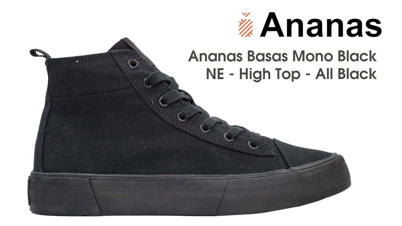 Giới thiệu Ananas Basas Mono Black NE - High Top - All Black | Thương hiệu Ananas | Giffan.vn