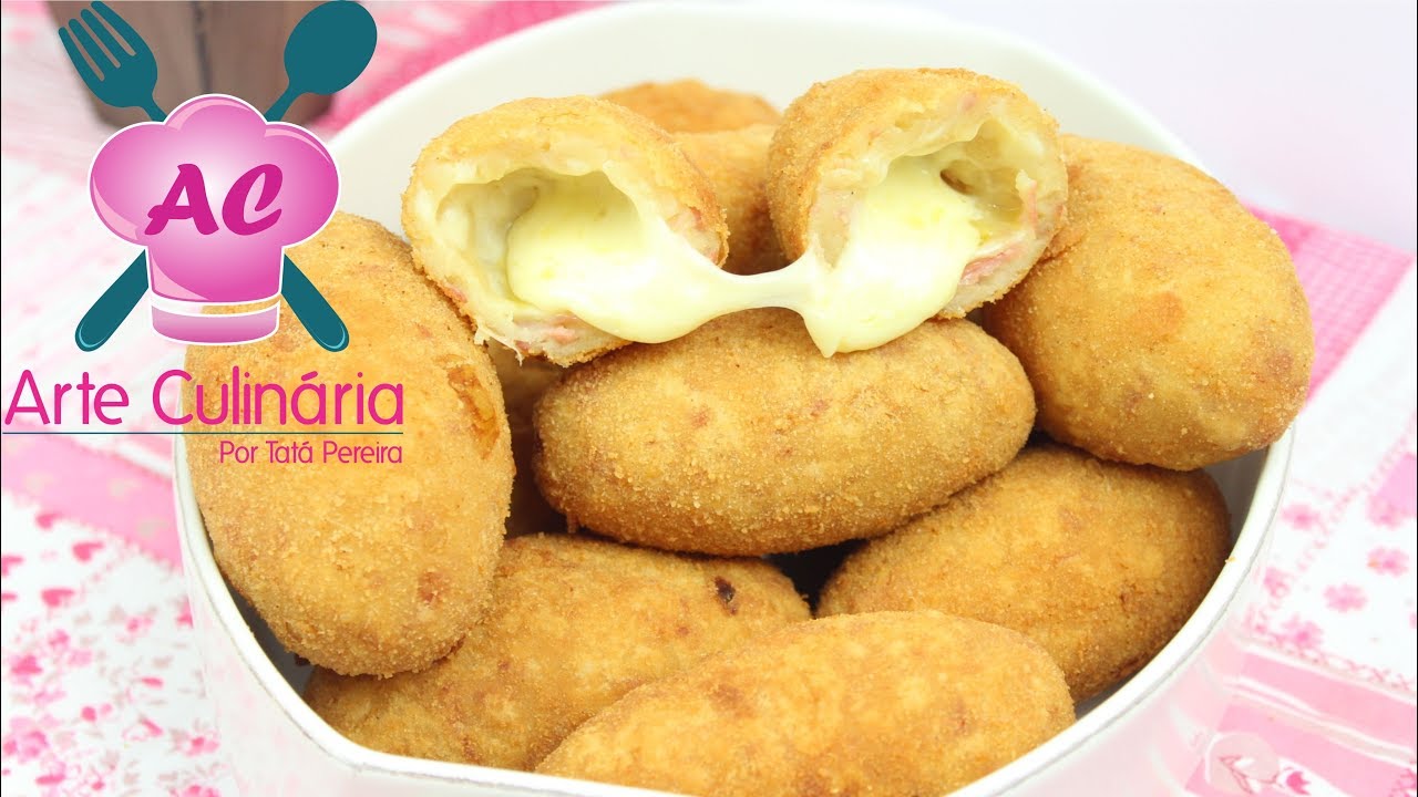 SALGADO DE PRESUNTO E QUEIJO, CROQUETE