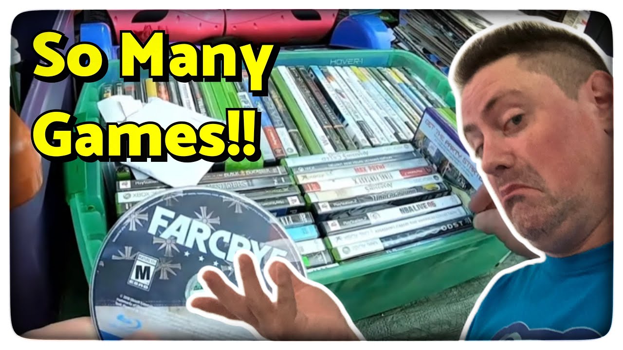 Flea Market Flippin' - 👀 SO MANY GAMES!  - Live Video Game Hunting