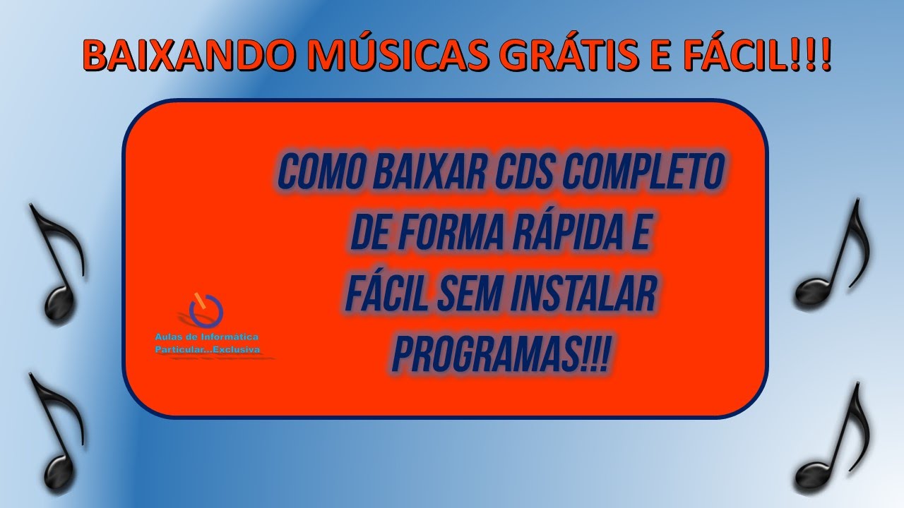 Como baixar cds completos sem instalar programas 2016