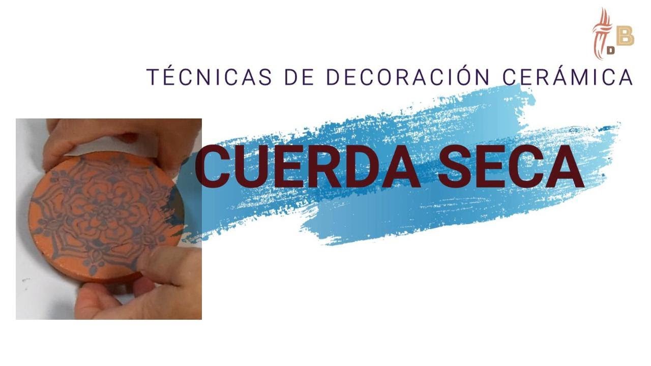 ❗Cómo hacer la LÍNEA 🖌de la CUERDA SECA con pigmento cerámico❓❓