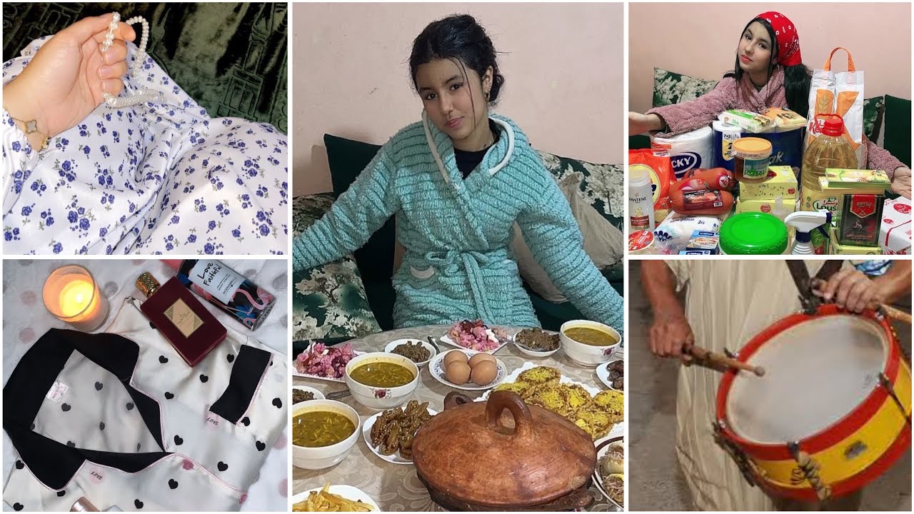 ⭐ فلوك رمضاني 2025✌🏼تقديتنا وجدنا فطور متنوع 🥗وسحور أنا واختي كنتسناو مول طبال يدوز aya star