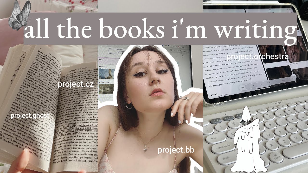 all 7 books i'm currently writing ₊˚✒️💭 (details about my novels, updates, characters/scenes) pod.72