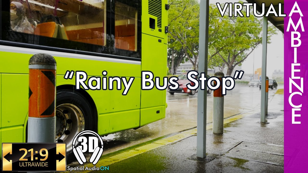 Singapore Ambience - Rainy Bus Stop