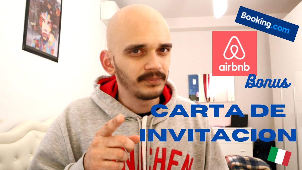 CARTA DE INVITACION PARA ITALIA, RESERVA EN UN HOTEL SIN COSTO (BONUS PARA AIRBNB NO TE LO PIERDAS)
