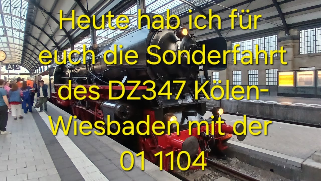 Sonderfahrt DZ347 mit 01 1104