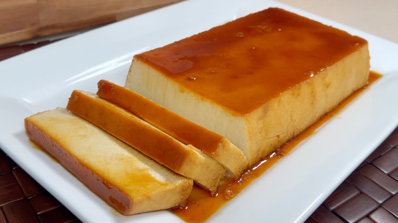 4 ingredients Easy delicious Banana Flan