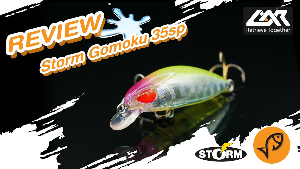 Storm Gomoku 35 sp ( Lure Action Review Channel ) วิธีตกปลา