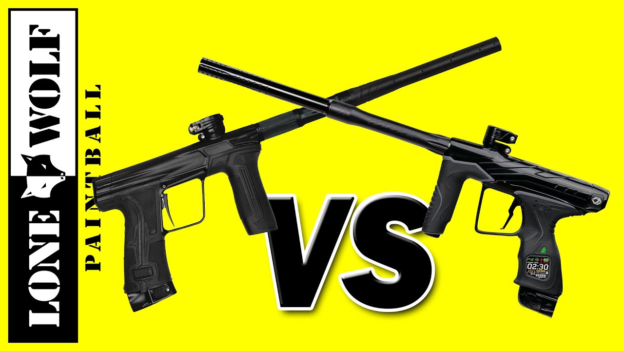 Dye DLS vs Planet Eclipse CS3 Paintball Gun Comparison | Lone Wolf Paintball