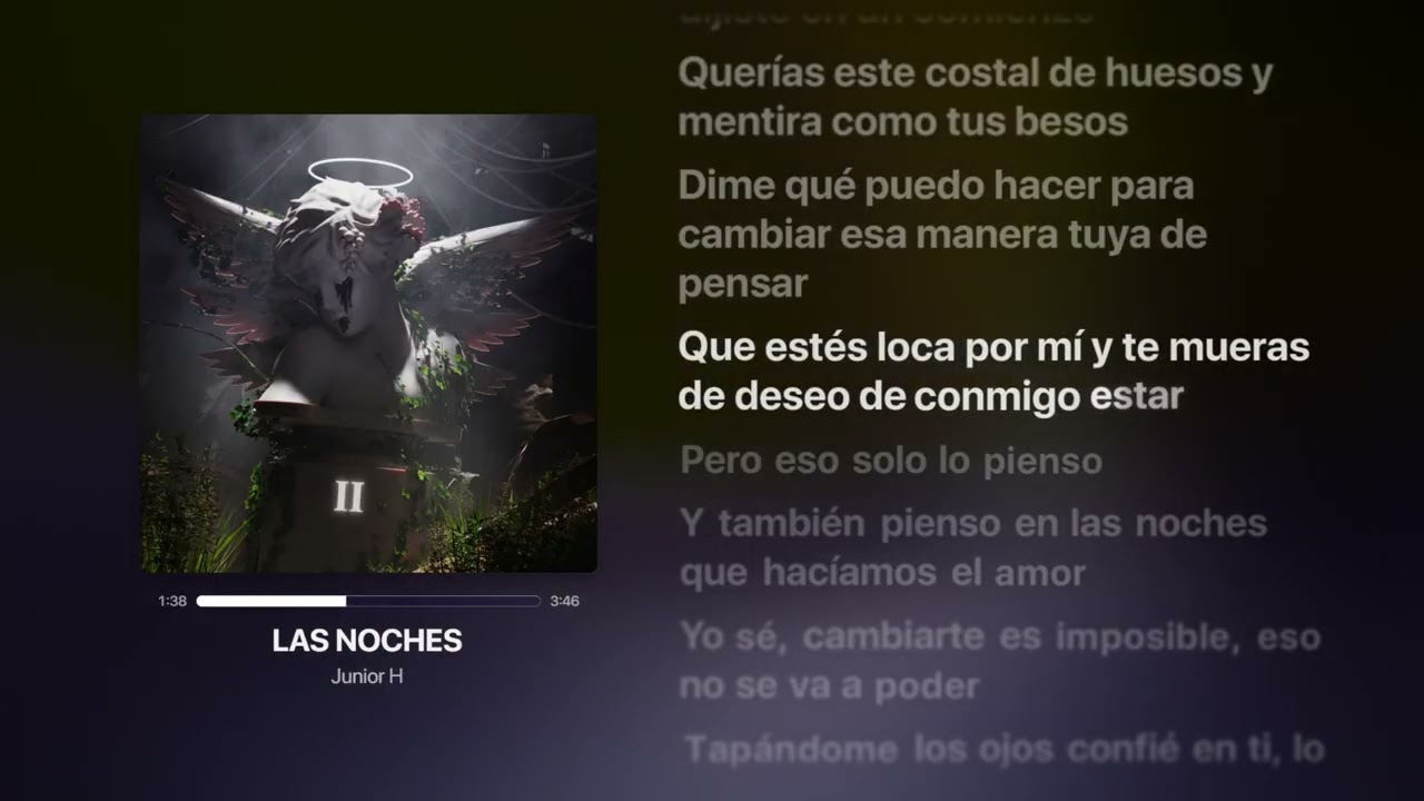 LAS NOCHES - Junior H   Letra Completa