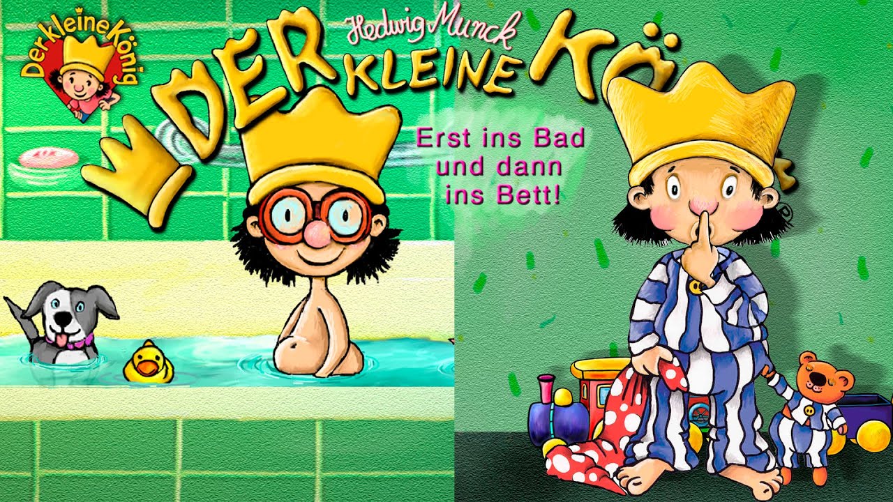 Erst ins Bad - und dann ins Bett! Der kleine König aus dem Sandmännchen