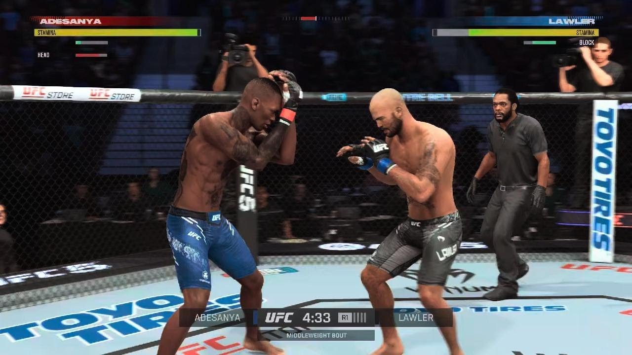 Adesanya VS Lawler Middleweight Fight