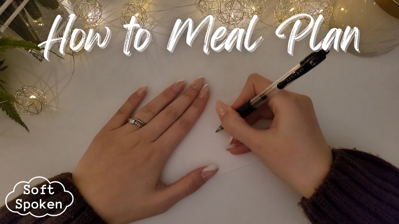 ASMR | ✨ How to Meal Plan ✨ | Soft Spoken, Lofi ASMR
